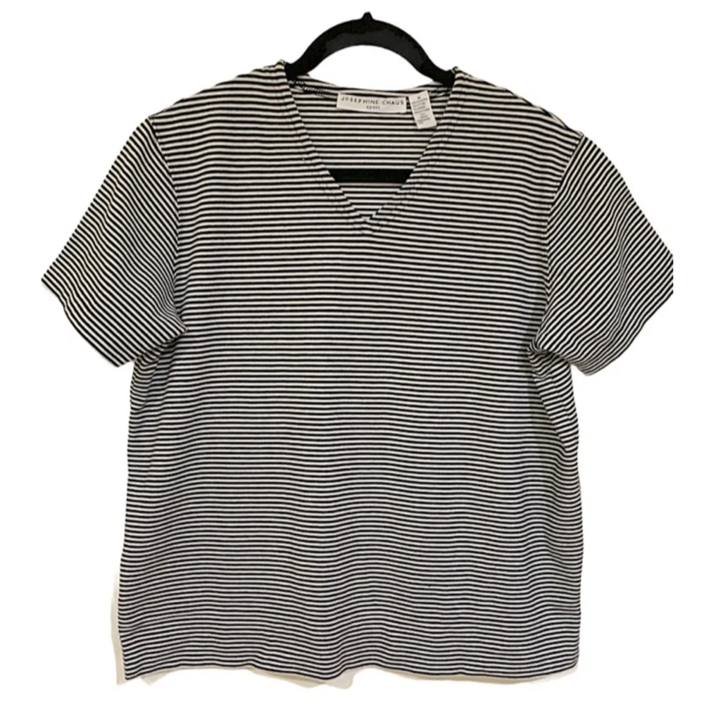 Flash Sale Josephine Chaus Blouse women Tee Sport Women’s Short Sleeves Size M - Picture 2 of 5